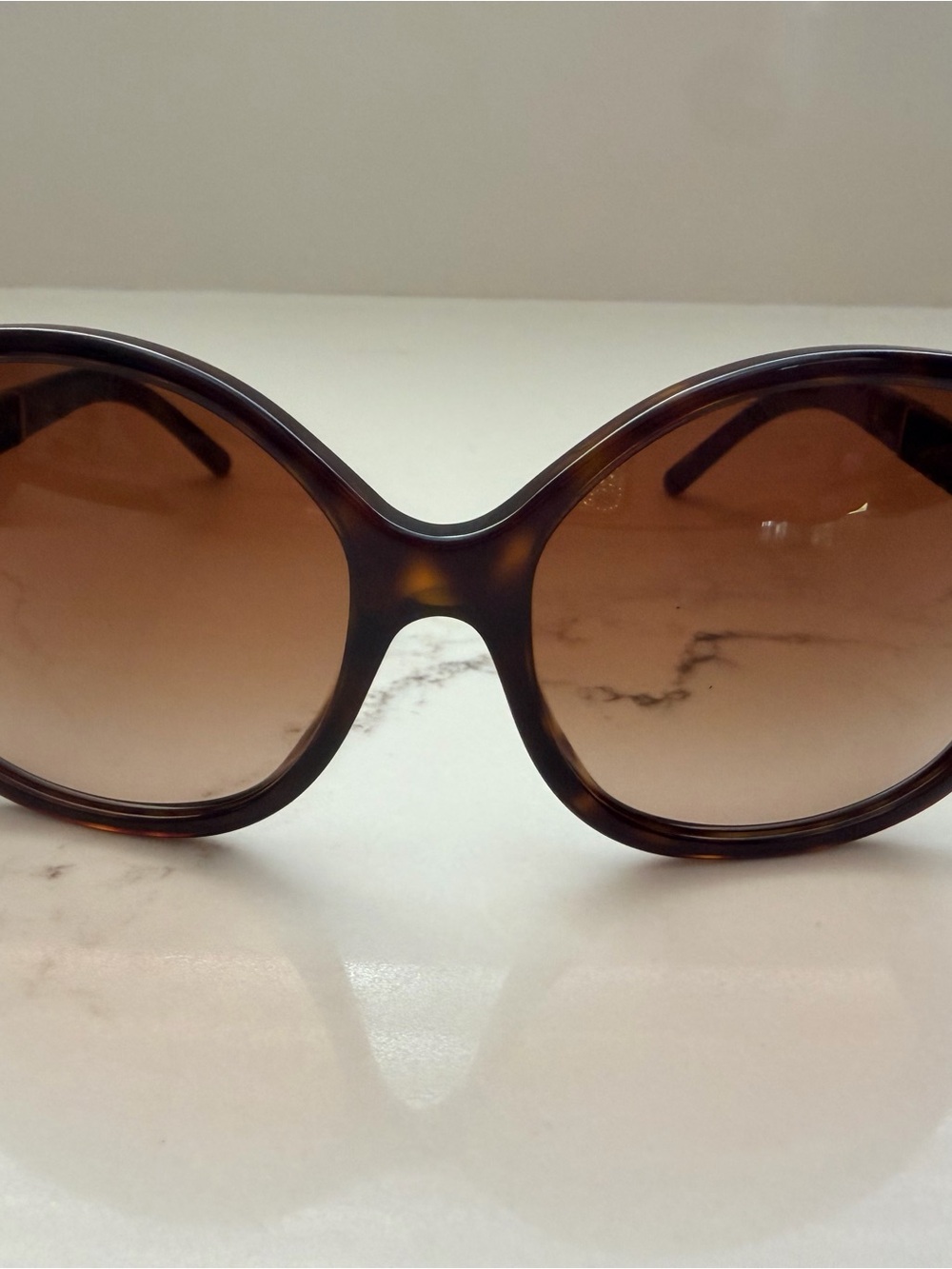 Burberry Brown Tortoiseshell Oversized Women's Sunglasses